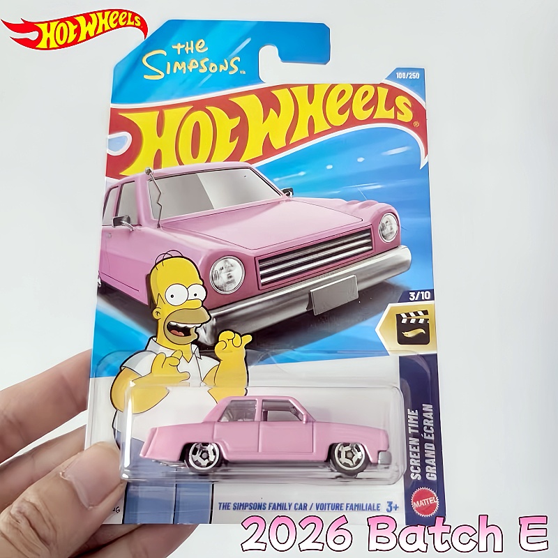 Hot Wheels Car Mainline - รถของเล่นโมเดลไดแคสต์ของสะสมแท้ ฮอตวีลส์ 2026 E 1/64 ซีรีส์เมนไลน์