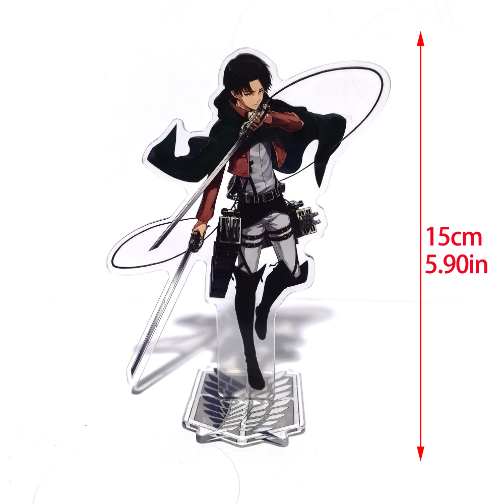 โจมตีTitanอะคริลิคยืนEren Mika - Action Figure Stand บทวิจารณ์และราคา