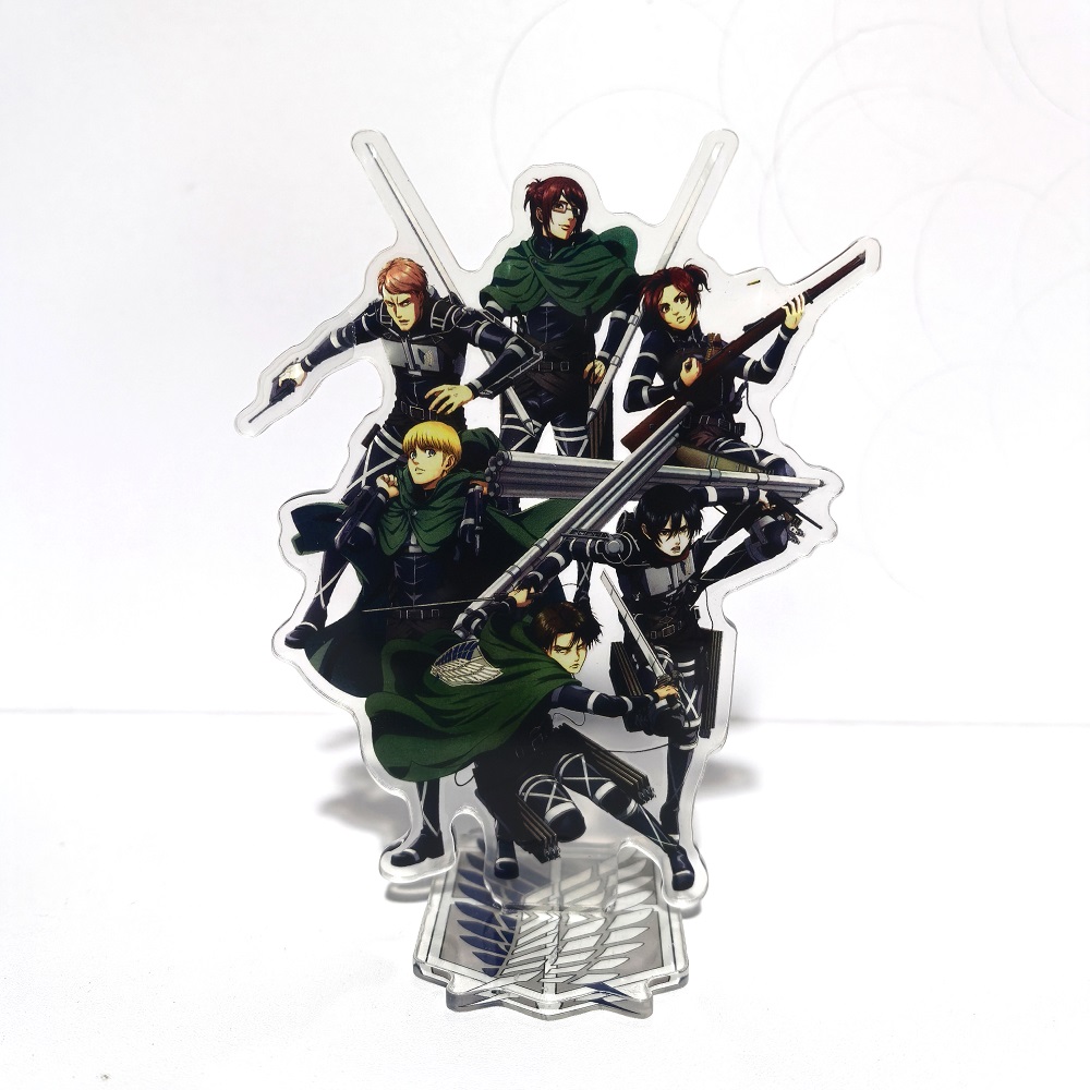 โจมตีTitanอะคริลิคยืนEren Mika - Action Figure Stand บทวิจารณ์และราคา