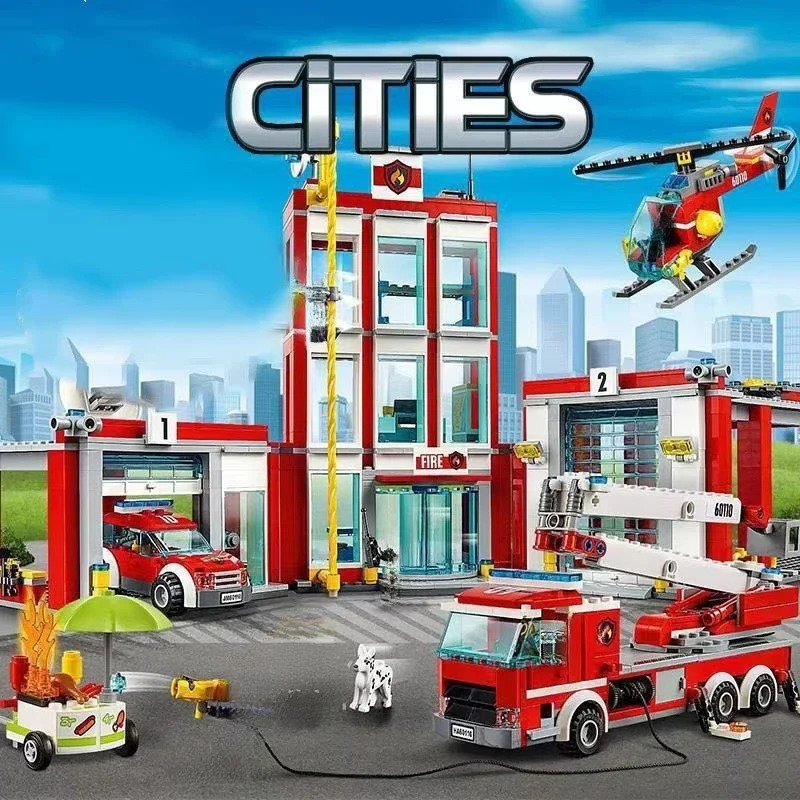 ชุดตัวต่อบล็อกอาคารสถานีดับเพล - Lego Set City บทวิจารณ์และราคา