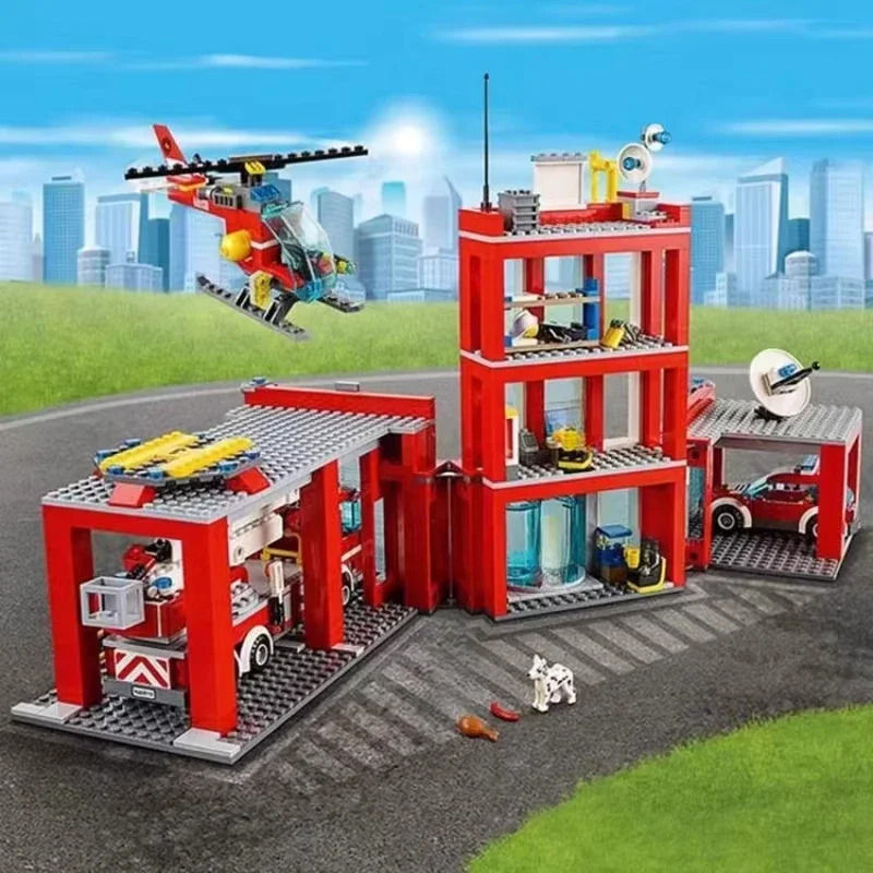 ชุดตัวต่อบล็อกอาคารสถานีดับเพล - Lego Set City บทวิจารณ์และราคา