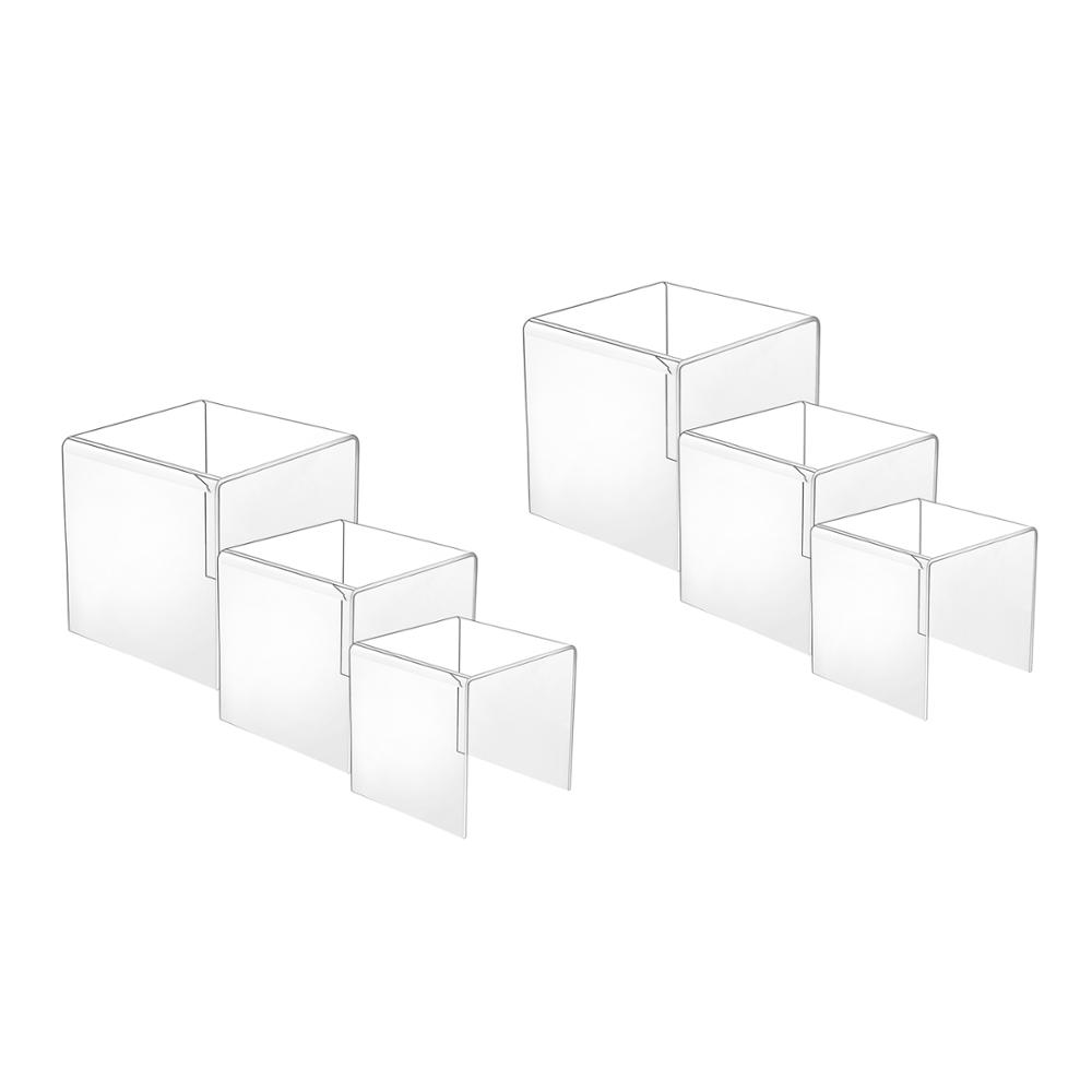 แท่นอะคริลิคใสสำหรับวางฟิกเกอร - Display Risers Set บทวิจารณ์และราคา