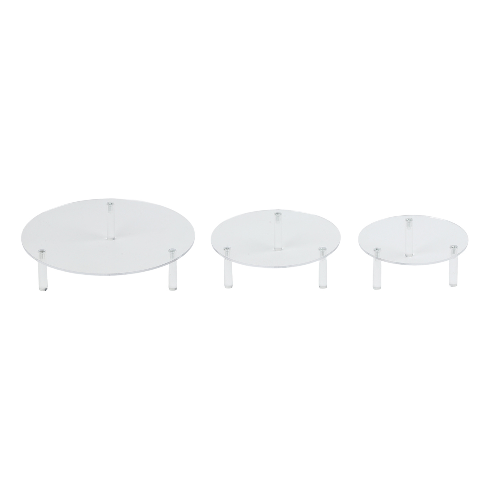 ชุดแท่นโชว์อะคริลิกใสทรงกลม 3  - Display Risers Set บทวิจารณ์และราคา