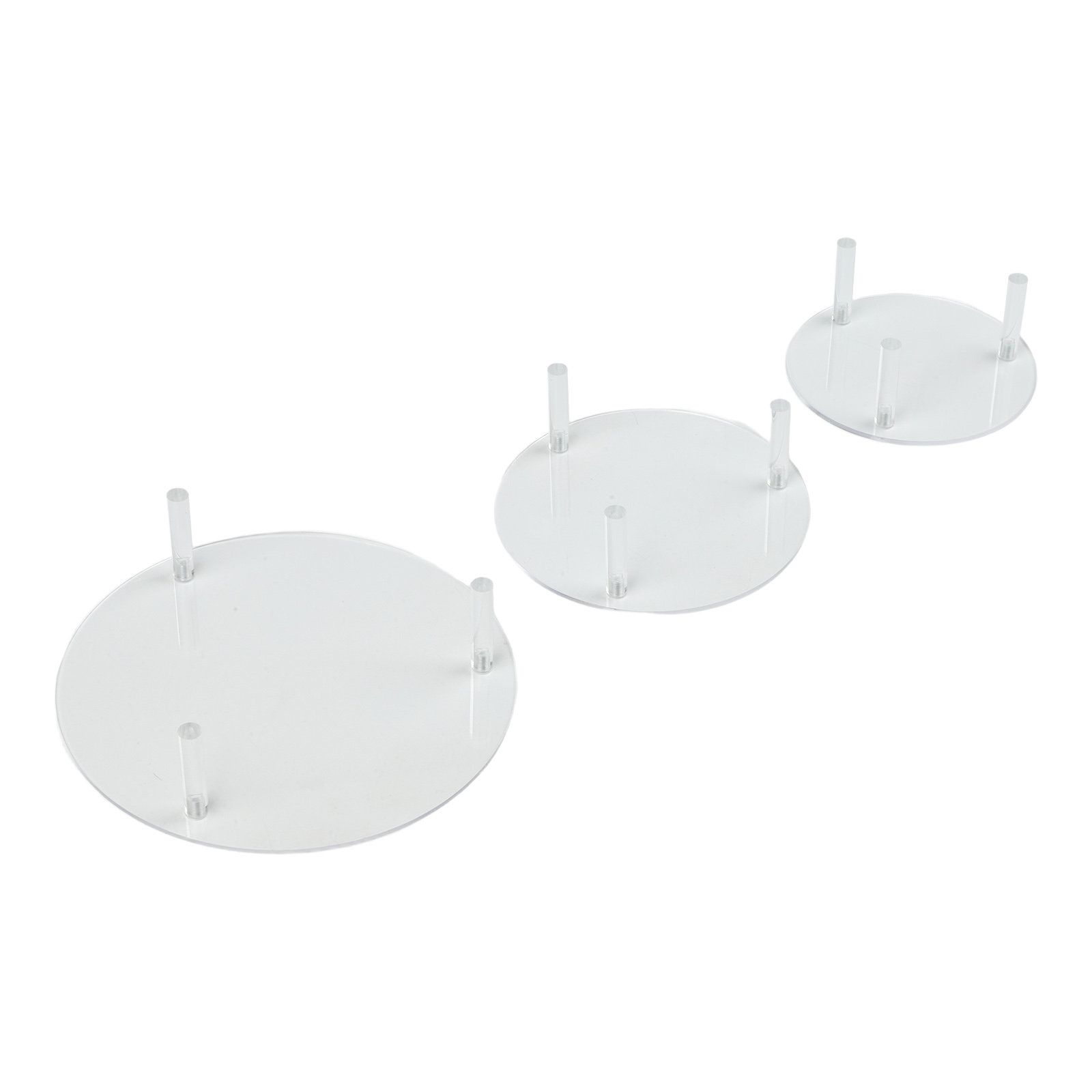 ชุดแท่นโชว์อะคริลิกใสทรงกลม 3  - Display Risers Set บทวิจารณ์และราคา